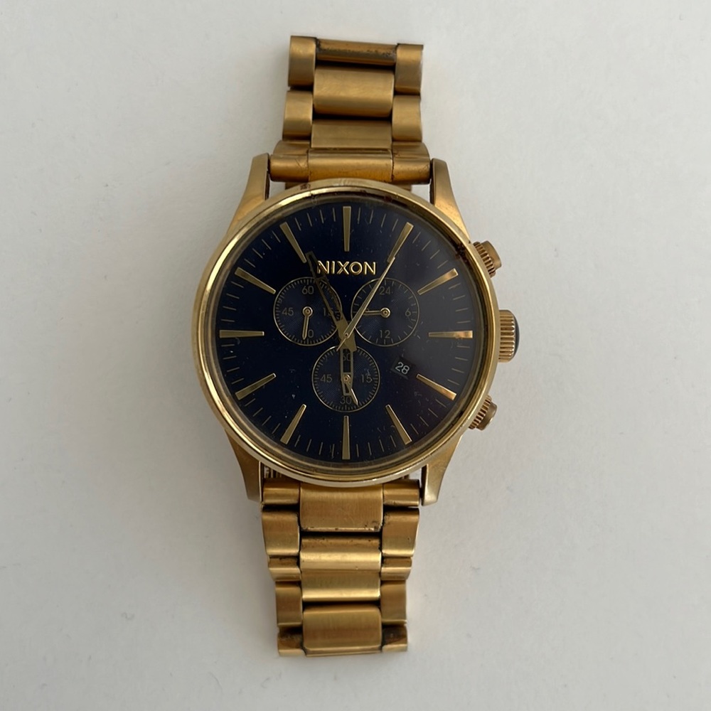 Nixon Watch - Gold + Navy